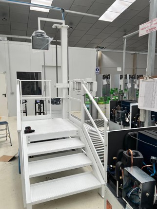 Máquina industrial de soldadura de tubos de cobre